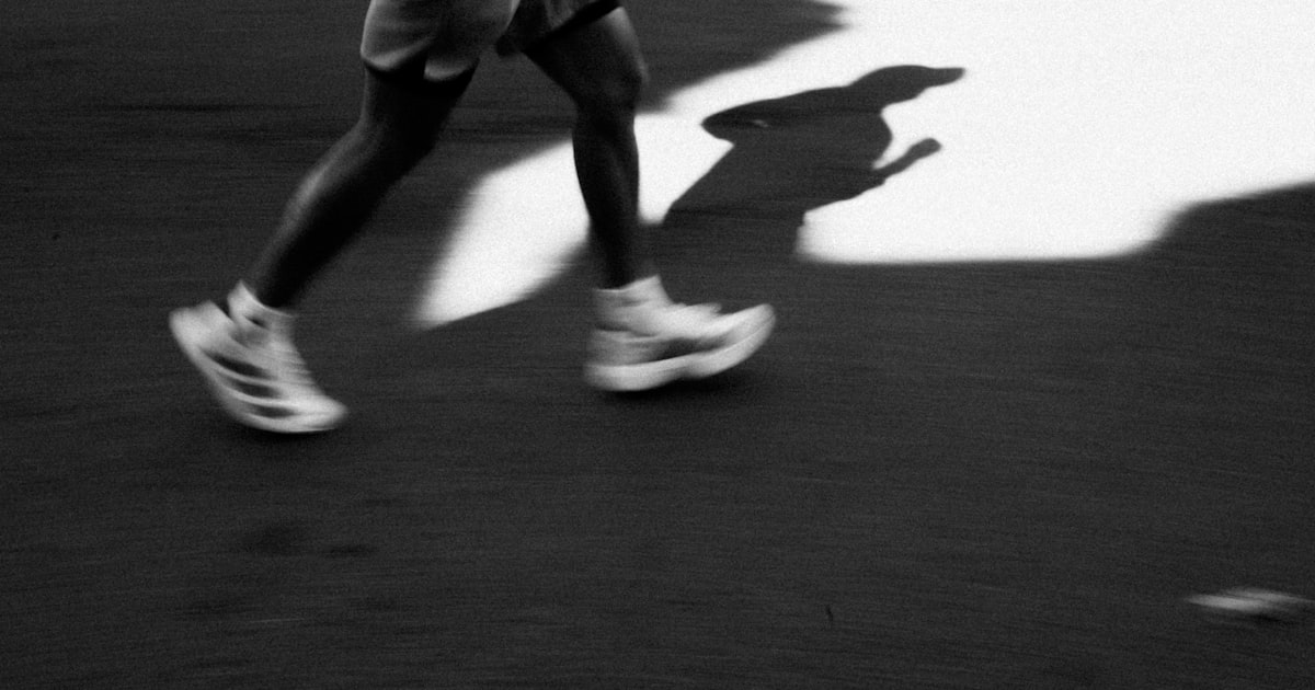 Corredor em movimento