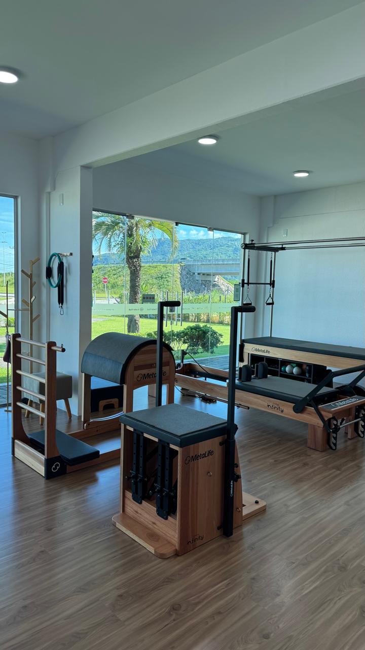 Equipamentos de Pilates Metalife no Studio Vitali